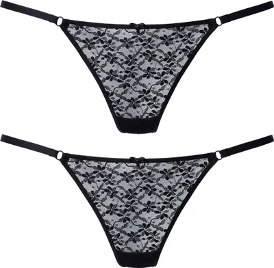 Produktbild von VIVANCE String 2xschwarz Größe 40/42