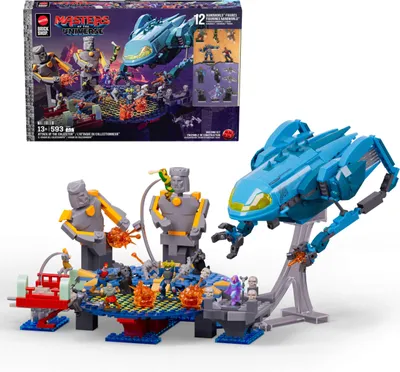 Produktbild von Mattel Brick Shop Masters of the Universe Attack of the Collector Bauset (594 Teile) für Sammler, Bausatz, 13 Jahr(e), Kunststoff, 593 Stück(e), 1,18 kg