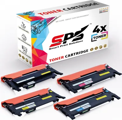 Produktbild von 4x Toners K406 C406 Y406 M406 kompatibel für Samsung Xpress C460W