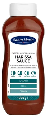 Produktbild von Santa Maria Harissa Sauce 1000g – Würzige nordafrikanische Chilisauce, vielseitig & authentisch