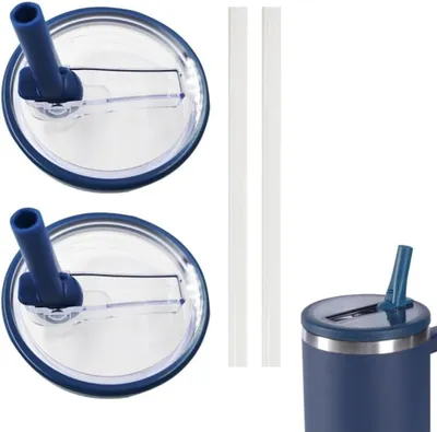 2er-Pack 40 oz Tumbler Klappdeckel, Ersatz für Stanley Quencher, auslaufsicher