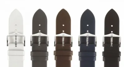 Produktbild von HIRSCH Italocalf- unstrukturiertes Leder in verschiedenen Farben (Länge: M (110,5mm / 69,5mm) / Anstoßbreite: 8 (zu 6) / Schließe: Edelstahl (Gold beschichtet) / Sonderanfertigung*: nein / Farbe / Naht: Weiß matt / -- / Polsterung (Ansatz / Schließe) in mm: 2,5 mm / 2,5 mm)