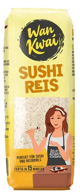 Immagine prodotto di Wan Kwai Sushi Rice Riso a chicco medio dal sapore speciale 500g