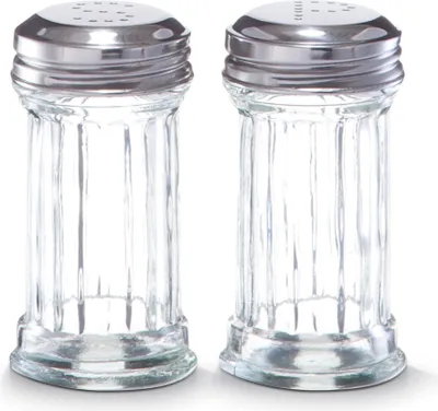 Produktbild von Zeller Salz-/ Pfefferstreuer-Set, 2-tlg., Glas Ø5x9,5
