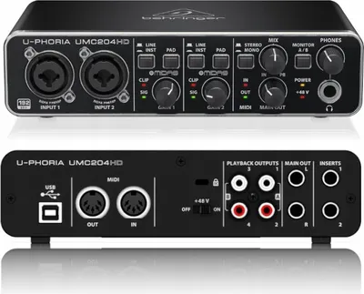 Image de Behringer UMC204HD Équipement musical supplémentaire (34855)