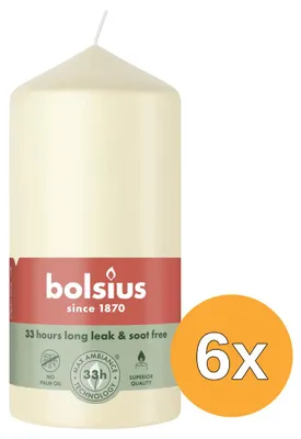 Obrázek produktu pro 6x Svícenka Bolsius Stompkaars 120/58, barva: perleťová (1 kus)