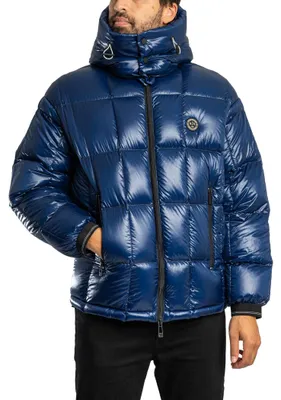 Produktbild von Armani Exchange Abzeichen-Steppjacke, Blau M