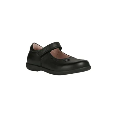 Immagine prodotto di Geox - Scarpe da bambina "Naimara", ballerina, pelle FS8225 (33 EU) (Nero)
