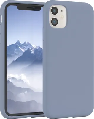Produktbild von EAZY CASE Silikonhülle für Apple iPhone 11 Silikon Backcover Schutz in Blau