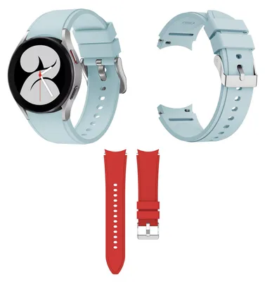 Produktbild von Für Samsung Galaxy Watch FE 6 5 4 Normal Pro Classic alle Größen Armband TPU Silikon