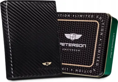 Obrázek produktu pro Peterson Pánská kožená peněženka Mayrior černá One size