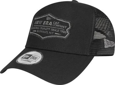Zdjęcie produktu dla Czapka z daszkiem New Era Adjustable Trucker Cap - RETRO PATCH schwarz metal