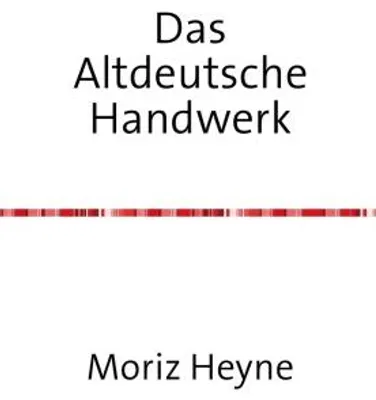 Produktbild von Das altdeutsche Handwerk