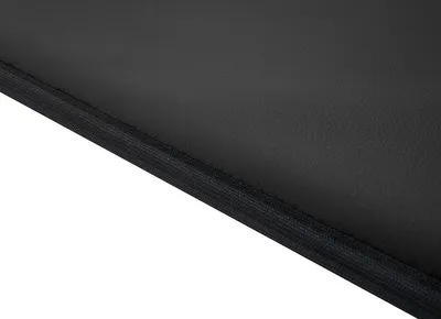 Produktbild von Knuffelwuff Kunstleder Hundematte Cheyenne XL 105 x 73cm Schwarz