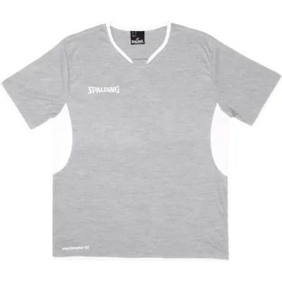 Produktbild von Spalding Shooting Shirt Herren - Grau Meliert / Weiß  | Größe: L