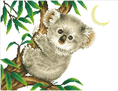 Produktbild von Koala Bär Diamond Dotz: 48x37 cm