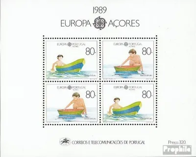 Produktbild von Briefmarken Portugal - Azoren 1989 Mi Block10 (kompl.Ausg.) postfrisch Kindespiele