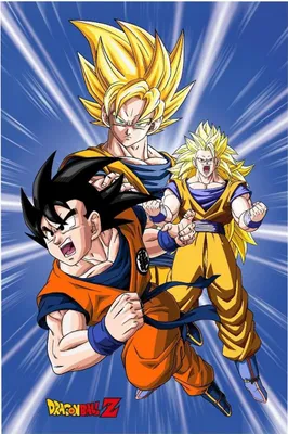 Produktbild von Dragon Ball Z - "Transformation" Poster, Goku, Stoff CD1615 (Einheitsgröße) (Bunt)