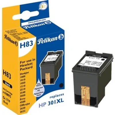 Produktbild von Pelikan H83 Tintenstrahl Tintenpatrone - Alternative für HP (301XL) - Schwarz - 1er Pack - Tintenstrahl - 1er Pack