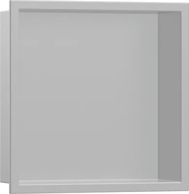 Produktbild von hansgrohe XtraStoris Original Wandnische mit Rahmen 300/300/100, Betongrau