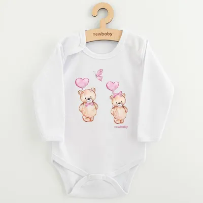 Produktbild von Babybody mit Aufdruck New Baby Love Bears, Gr. 74 (6-9m)