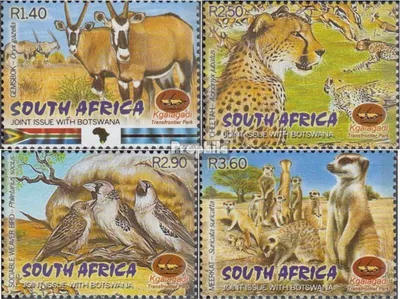 Produktbild von Briefmarken Südafrika 2001 Mi 1358-1361 (kompl.Ausg.) FDC Fauna des Kgalagadi Nationalparks