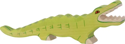 Produktbild von Holztiger Holzspielzeug Krokodil handgefertigt nachhaltig