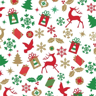 Produktbild von Traditionelles Weihnachtsgeschenkpapier, 500 x 70 cm