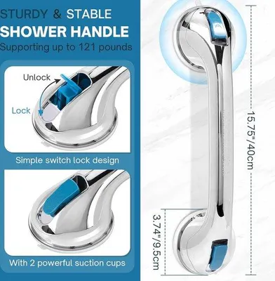 Produktbild von Famanu Halter für das Badezimmer - Sicherheitsgriffe für Dusche und Bad
