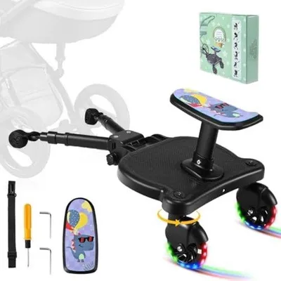 Produktbild von Famanu Kinderwagenplatte mit Sitz - Universelle Kinderwagenplatte
