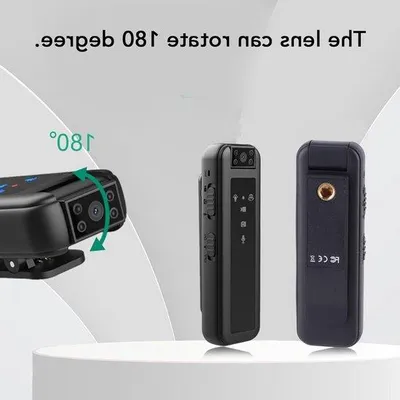 Produktbild von 180° Drehbare Mini-Bodycam 1080P HD Nachtsicht für Reise und Fahrrad