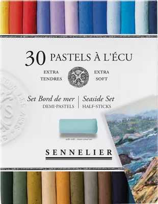 Sennelier Kartonschachtel mit 30 1/2 Sofpastellen 'Küstenlandschaft' N132283