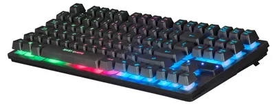 Image de Mars Gaming MCPTKLPT, câble, USB, commutateur à membrane, LED RVB, noir, souris incluse