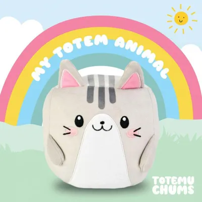 Produktbild von Totemu Chums Cute ŽnŽ Kawaii Plüschfigur Cat 19 cm