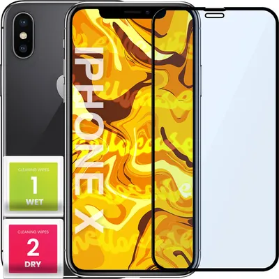 Produktbild von Glas für IPHONE X / XS Panzerglas Panzerfolie Schutzglasfolie Displayschutzglas Echt Glas Schutz Folie Display Glasfolie 9H