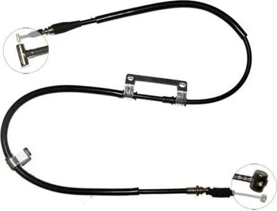 Produktbild von A.B.S. Handbremsseil Seilzug Feststellbremse für MAZDA 626 IV Schrägheck (GE) Hinten Links K11247