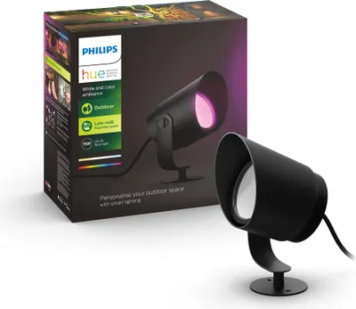 Produktbild von Philips Hue White & Color Ambiance Lily XL Spot 1 flg. Schwazr Verlängerung