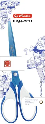 Image de Herlitz Schere my.pen blau/weiß