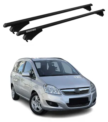 Obrázek produktu pro Tiger Příčné střešní nosiče pro Opel Zafira B 2008–2012, černé