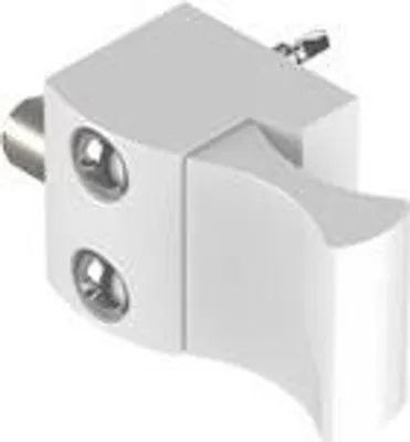 Zdjęcie produktu dla Automatyczny zamek ALMA do drzwi przesuwnych - wys. 19 mm - Ral 9010 biały - 9120-9010