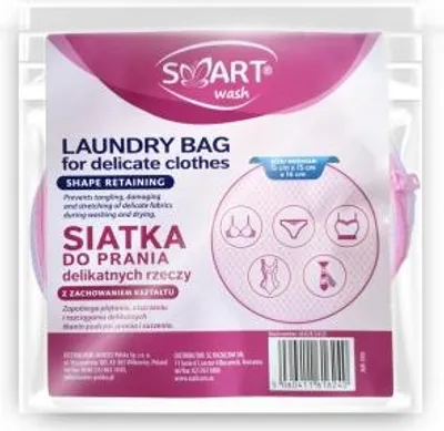 Zdjęcie produktu dla Siatka Do Prania Delikatnych Rzeczy Smart Wash 15 X 15 X 16 Cm