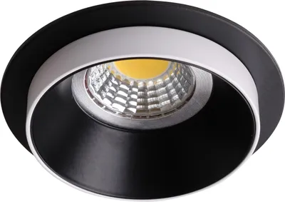 Produktbild von Einbaurahmen Schwarz blendfrei 919B Ø65 mm für GU10 & MR16 | rund, IP20, Alu-Druckguss