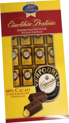 Produktbild von Verpoorten Original Eierlikör Pralines Zartbitter Schokolade 200g