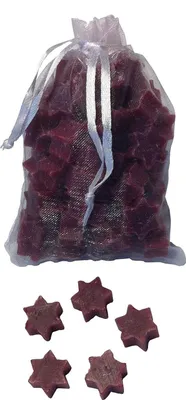 Immagine prodotto di Sapone al latte di pecora Florex mini mini star 50 pezzi di sapone magico invernale in un sacchetto di organza come regalo per gli ospiti