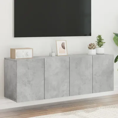 Obrázek produktu pro Maison Exclusive – TV skříňky 2 ks. Betonově šedá 60x30x41 cm