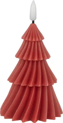 Produktbild von Clayre & Eef LED-Kerze Ø 8x13 cm Rot Wachs