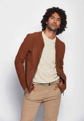 Produktbild von Maze Lederjacke Dobson Herren cognac L