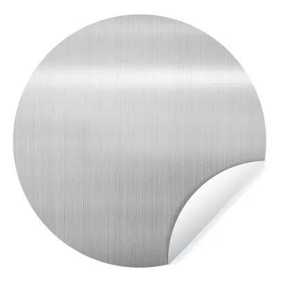 Obrázok produktu pre MuchoWow® Okrúhle tetovanie na stenu - samolepka na stenu tapeta s kovovou potlačou - strieborná - sivá Ø 100 cm Samolepiace a polohovateľné - samolepka na stenu - kruh - tapeta kruh - okrúhly obraz na stenu - dekorácia do spálne - dekorácia na stenu - okrúhla tapeta - umenie pre domácnosť