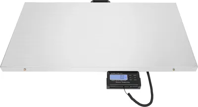 Produktbild von Tiers digitale Waage, 300 kg Tragfähigkeit, benutzerfreundlicher LCD-Monitor, Silber