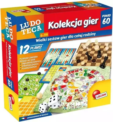 Produktbild von Spielothek: Set mit 60 Spielen – Lisciani